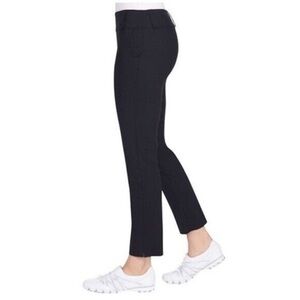 LISETTE L SOLID MAGICAL LYCRA ANKLE 
PANT BLACK Women’s Pull On 8